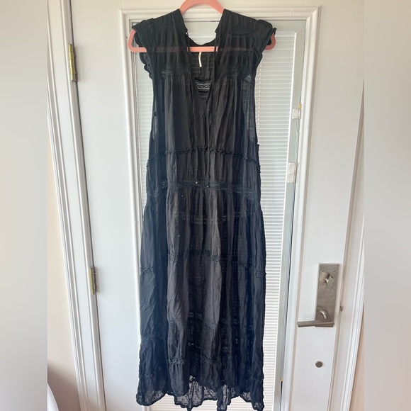 Free People Dresses & Skirts - Black Bohemian free people dress